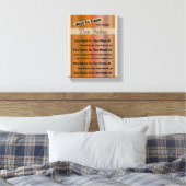 家庭規則 キャンバスプリント (インサイチュ (寝室))