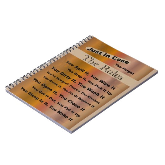 家庭規則 ノートブック (左側)