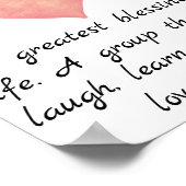 家庭語アート ポスター (角)