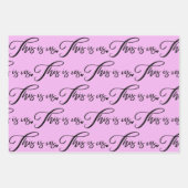 家庭語アート ラッピングペーパーシート (正面3)