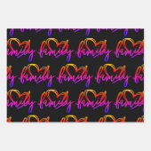 家庭語アート ラッピングペーパーシート (正面)