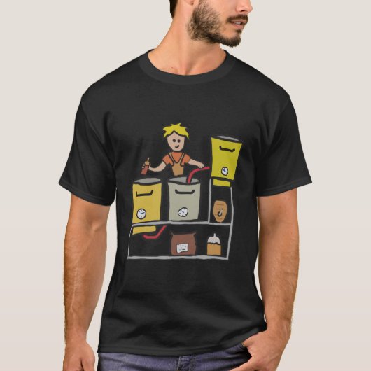 家庭醸造マスターブルワー Tシャツ (正面)