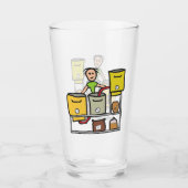 家庭醸造 タンブラーグラス (正面)