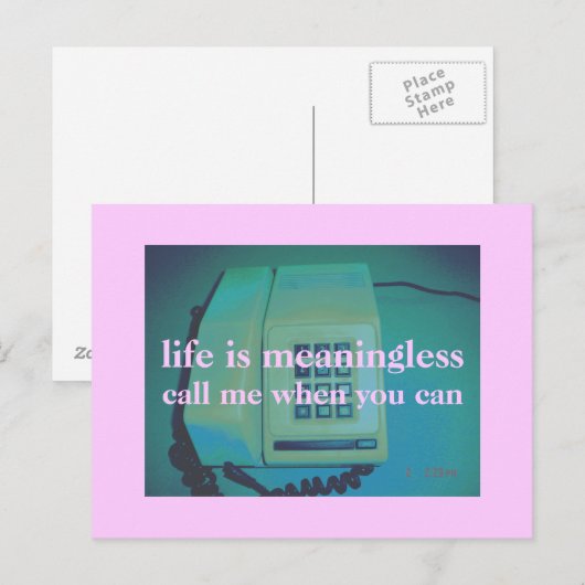 家庭電話 ポストカード (正面/裏面)