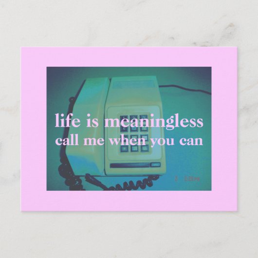 家庭電話 ポストカード (正面)