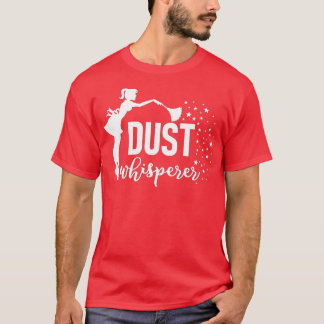 家政婦おもしろいダストウィスパーラークリーニングウーマンギ Tシャツ