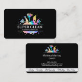 家政婦のホログラフィきらめくック事業 名刺 (正面/裏面)