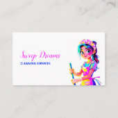 家政婦の自営の家政婦 コーリングカード (正面)