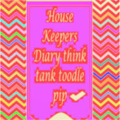 家政婦の言葉を持つZANYアートデザイン シール (正面)