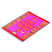 家政婦の言葉を持つZANYアートデザイン ノートブック (左側)