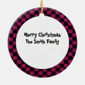 家政婦クリスマス感謝ギフト セラミックオーナメント (裏面)