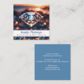 家政婦サービス清掃クリーンホーム スクエア名刺 (正面/裏面)