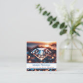 家政婦サービス清掃クリーンホーム スクエア名刺 (スタンド正面)