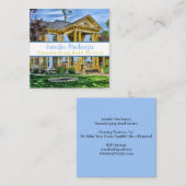 家政婦サービス清掃クリーンホーム スクエア名刺 (正面/裏面)