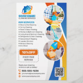 家政婦ハウスオフィス清掃メイドサービス チラシ (裏面)