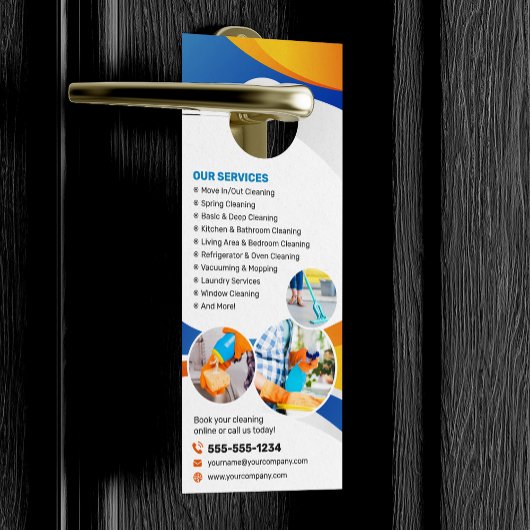 家政婦ハウスオフィス清掃メイドサービス ドアノブサイン