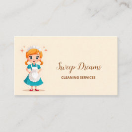 家政婦メイドメイドハウスキーパー コーリングカード