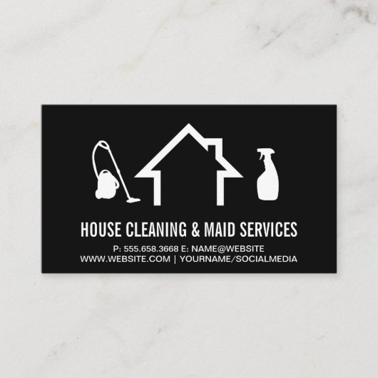 家政婦 | クリーナー 名刺 (正面)