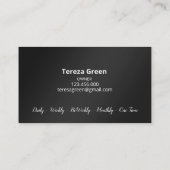 家政婦 名刺 (裏面)