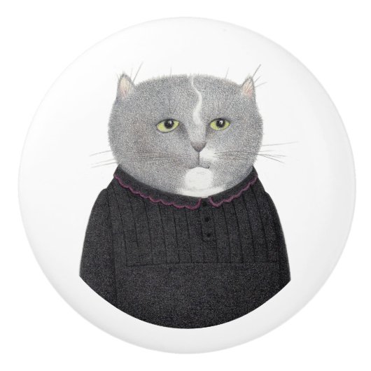 家政婦CATセラミックノブ セラミックノブ (正面)