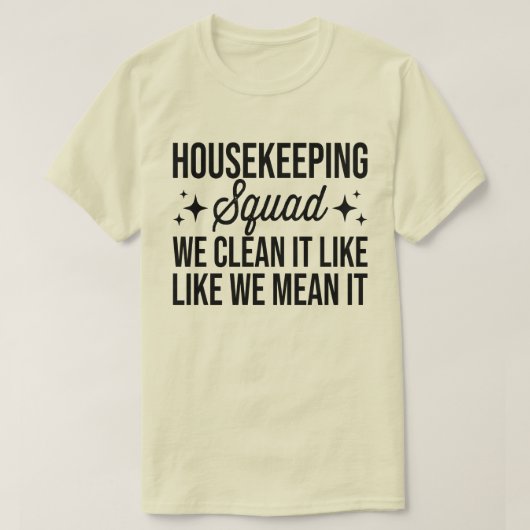 家政所班It Houと同じように掃除する Tシャツ (デザイン正面)