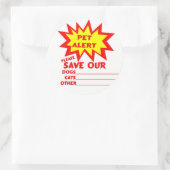 家救の火事でペットが焼けたのに ラウンドシール (バッグ)