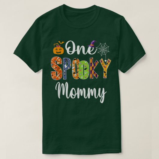 家族おもしろいのハロウィンマッチングシャツ1枚不気味 Tシャツ (デザイン正面)