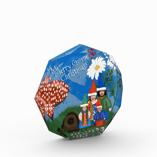 家族おもしろいのメリークリスマスに写真格言を追加 フォトブロック (左)