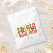 家族おもしろいクリスマスカロールカラオケパーティー予算 フェイバーバッグ (クリップ留めされた状態)