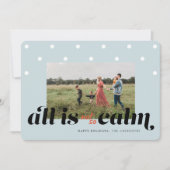 家族おもしろいクリスマスカード シーズンカード (正面)