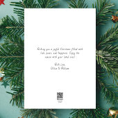 家族おもしろいビーチ写真Peace On Earthクリスマス シーズンカード