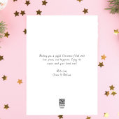 家族おもしろいビーチ写真Peace On Earthクリスマス シーズンカード