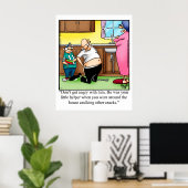 家族おもしろいユーモアかしめ入射ポスター ポスター (ホームオフィス)