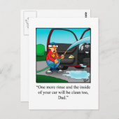 「家族おもしろいユーモア」ポストカード「斑点」 ポストカード (正面/裏面)