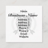 家族おもしろい休暇カンパーバン スクエア名刺 (裏面)