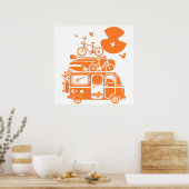 家族おもしろい休暇カンパーバン ポスター (キッチン)