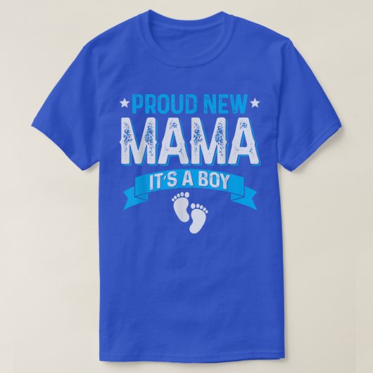 家族おもしろい性がニュー誇りを持ったママを明かすA B Tシャツ (デザイン正面)