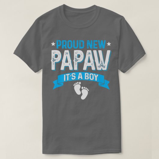 家族おもしろい性が新し誇りを持ったいパパを明かす Tシャツ (デザイン正面)