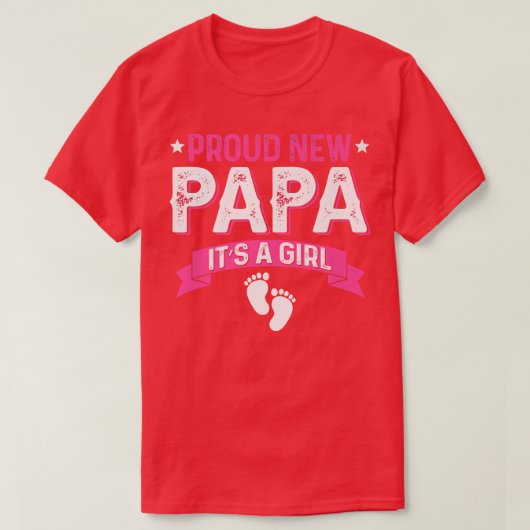 家族おもしろい性が新し誇りを持ったいパパを明かすG Tシャツ (デザイン正面)