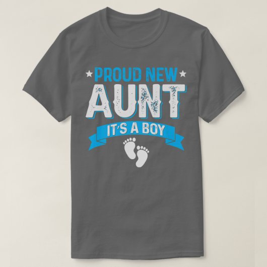 家族おもしろい性が新し誇りを持ったい叔母を明かすA B Tシャツ (デザイン正面)