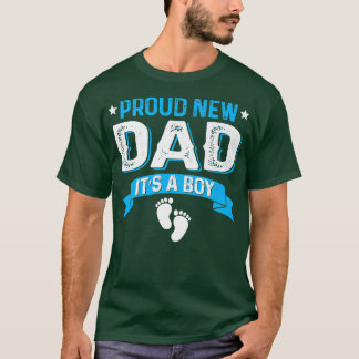 家族おもしろい性が新し誇りを持ったい父親を明かすボー Tシャツ