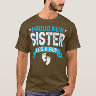 家族おもしろい性が新誇りを持ったしい妹を明かす Tシャツ