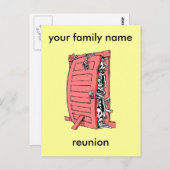 家族おもしろい懇親会 ポストカード (正面/裏面)