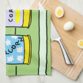 家族おもしろい漫画の新しい親キッチンタオル キッチンタオル (四つ折り)