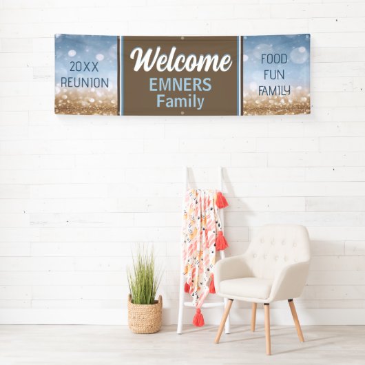 家族おもしろい!カスタムファミリ懇親会バナー 横断幕 (インサイチュ)