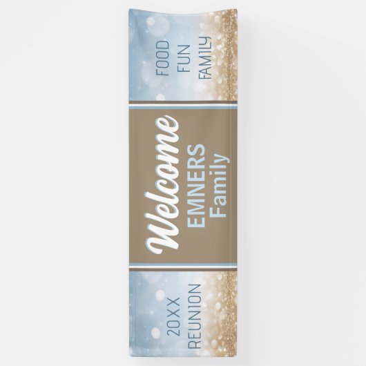 家族おもしろい!カスタムファミリ懇親会バナー 横断幕 (縦)