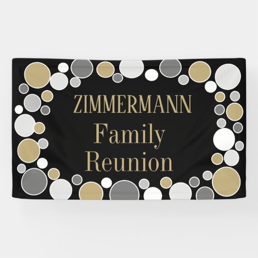 家族おもしろい!カスタム懇親会旗 横断幕 (横)