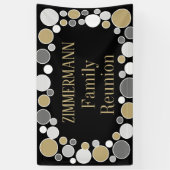 家族おもしろい!カスタム懇親会旗 横断幕 (縦)