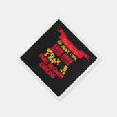 家族おもしろい スタンダードカクテルナプキン (角)