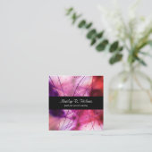 家族および個人的なカウンセラー スクエア名刺 (スタンド正面)